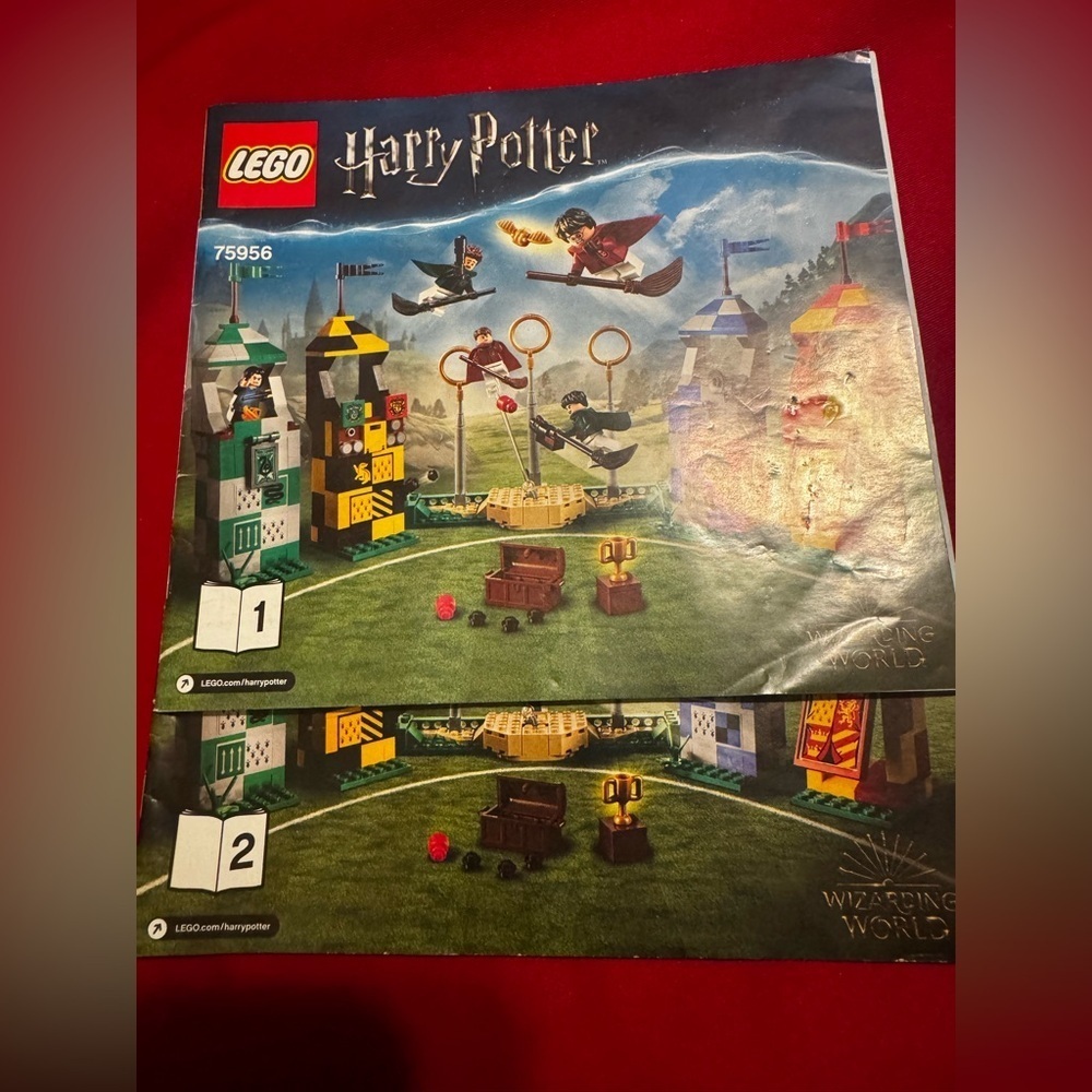 Lego Instruction Manual Book ONLY Harry Potter Quidditch Match (Set 75956).